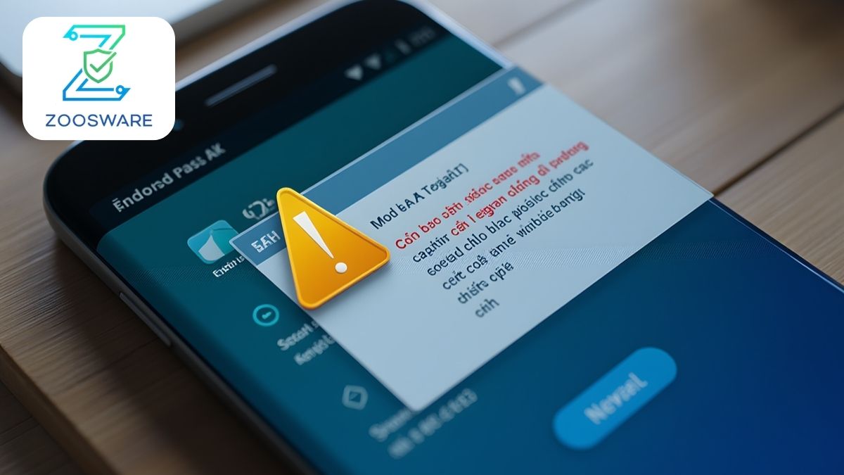 Android phone screen displays a security warning when installing apps from unknown sources.