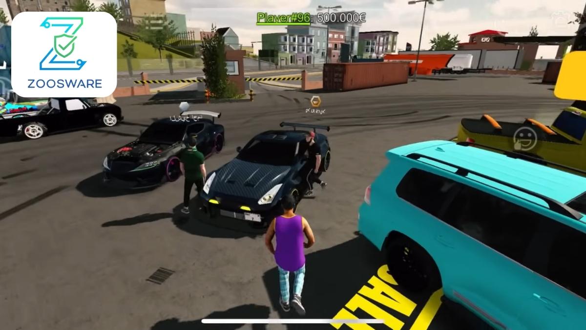 Car Parking Multiplayer gameplay showing driving and parking