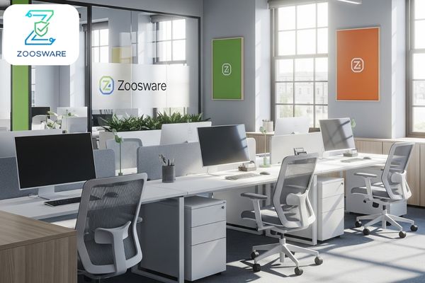 Our team's hub designed for creativity and productivity at Zoosware.