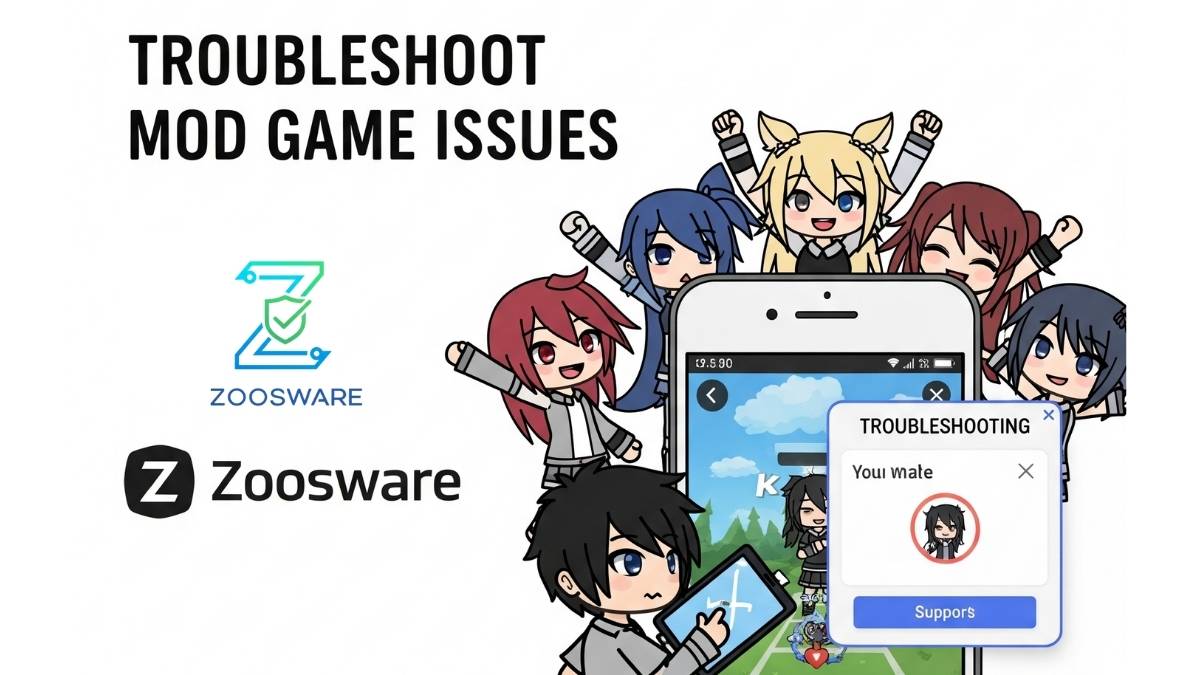 User troubleshooting Gacha Life Mod (Zoosware Photo)